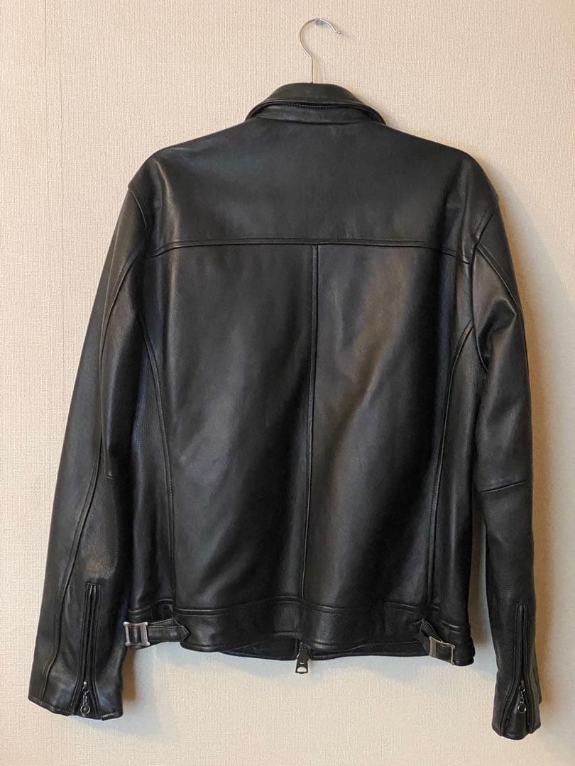 BACK NUMBER シングルライダース レザー 羊革 シープ XL