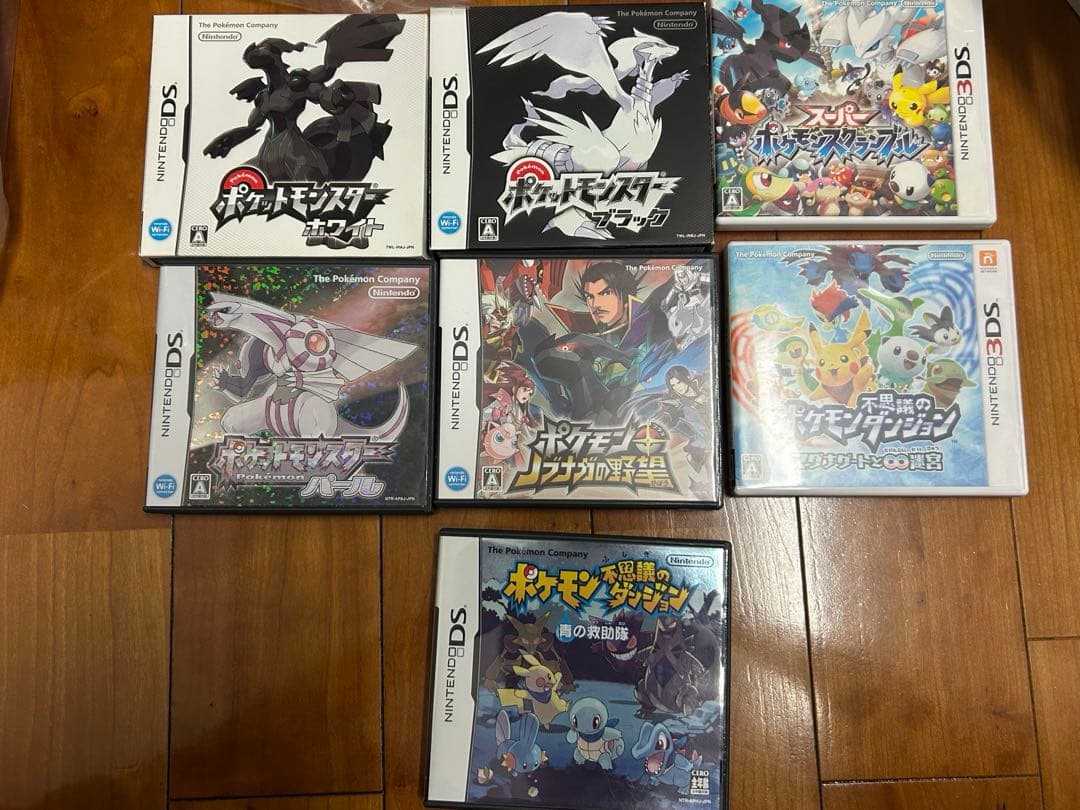 【ポケモン】　DSソフト　7点セット