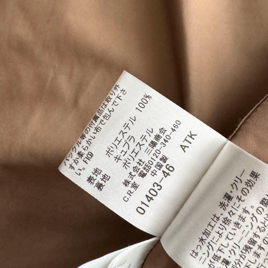 バーバリーロンドン　ノバチェック　ポンチョ　ダブル　キャメル　38　 薄手