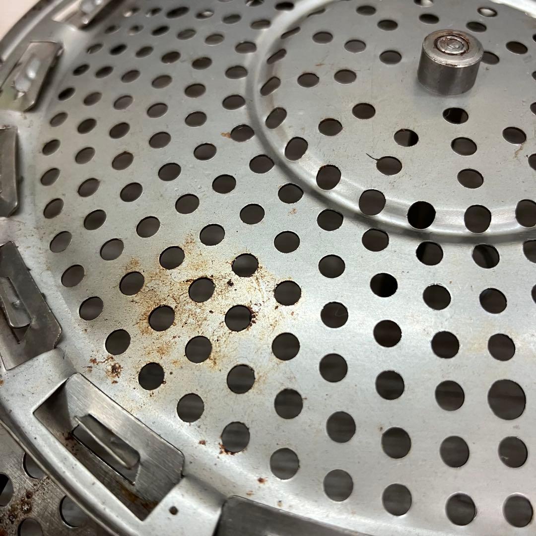 D-4 昭和レトロ 折りたたみ 蒸し器 ステンレス フリーサイズ 古道具