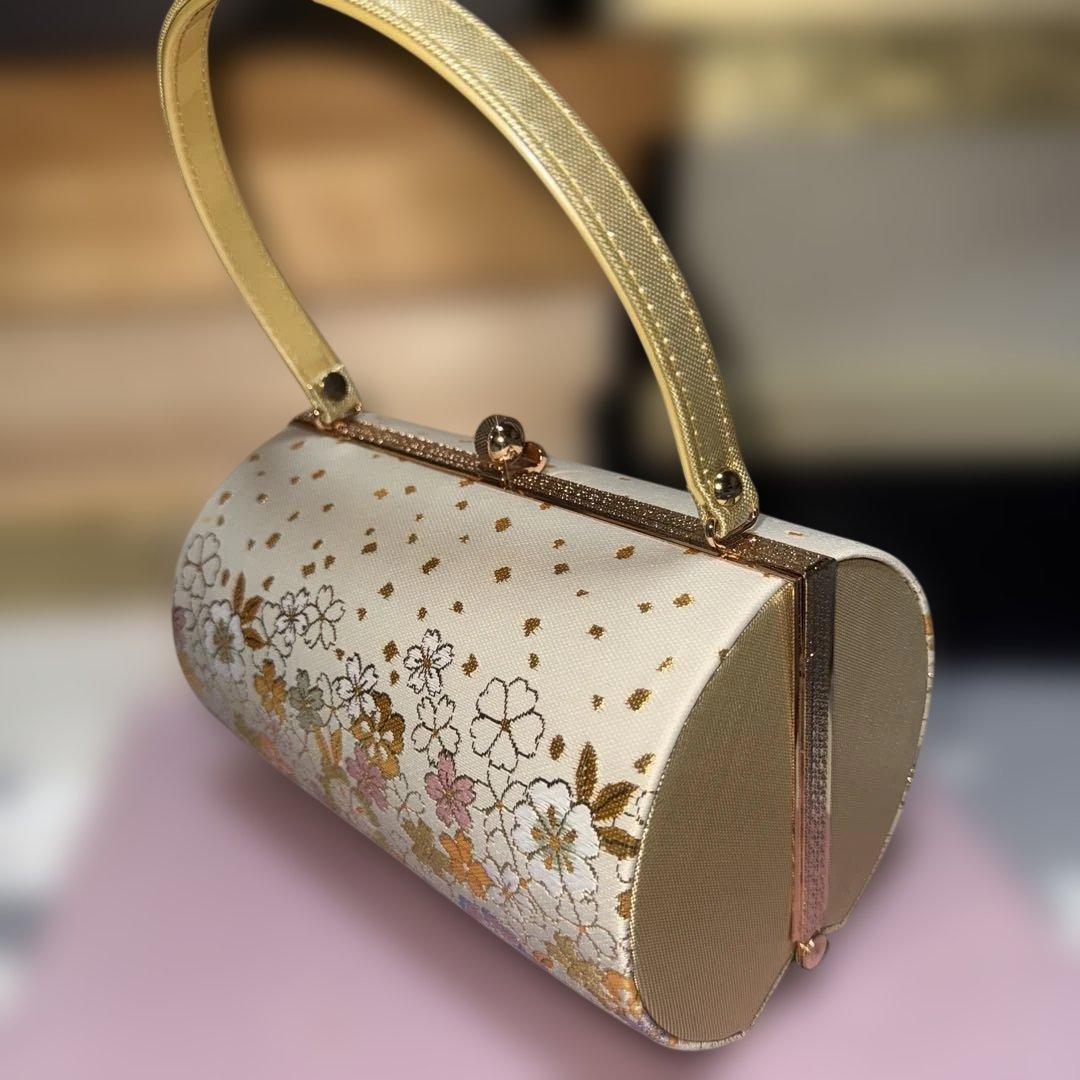 綺麗な桜柄の草履バッグセット