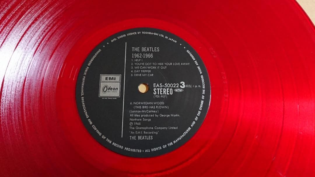 ＜LPレコード＞ BEATLES ビートルズ / 1962-1966 赤盤