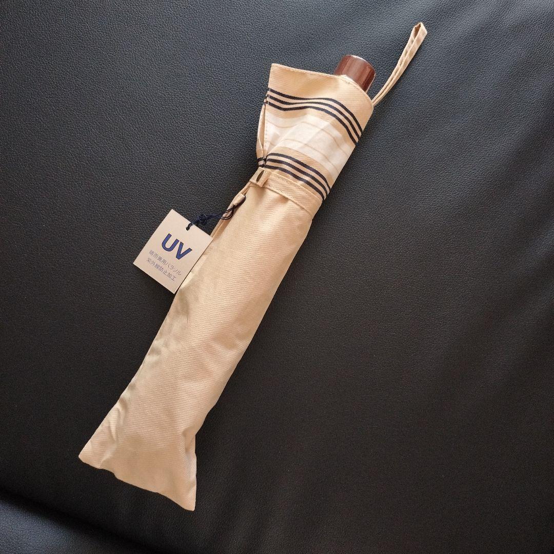 新品未使用ラルフローレン晴雨兼用折りたたみ傘50cm安全ロクロ