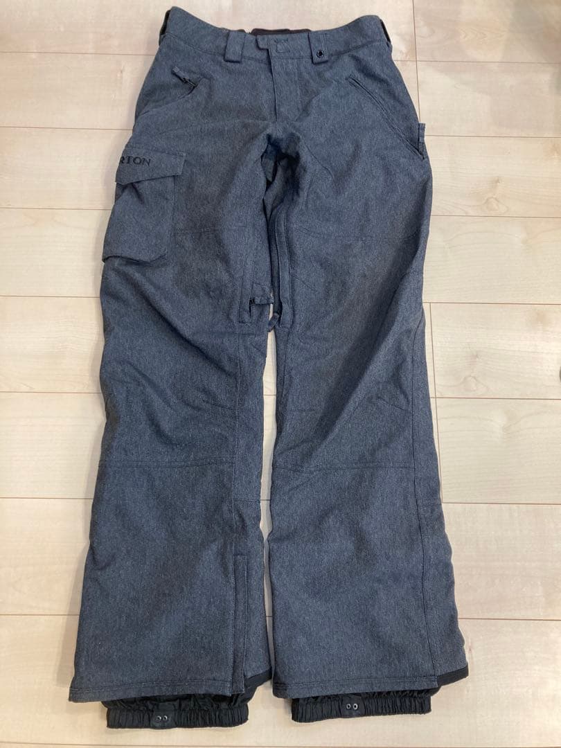 【値下】バートン　Burton スノーボードパンツ　Sサイズ　メンズ　グレー