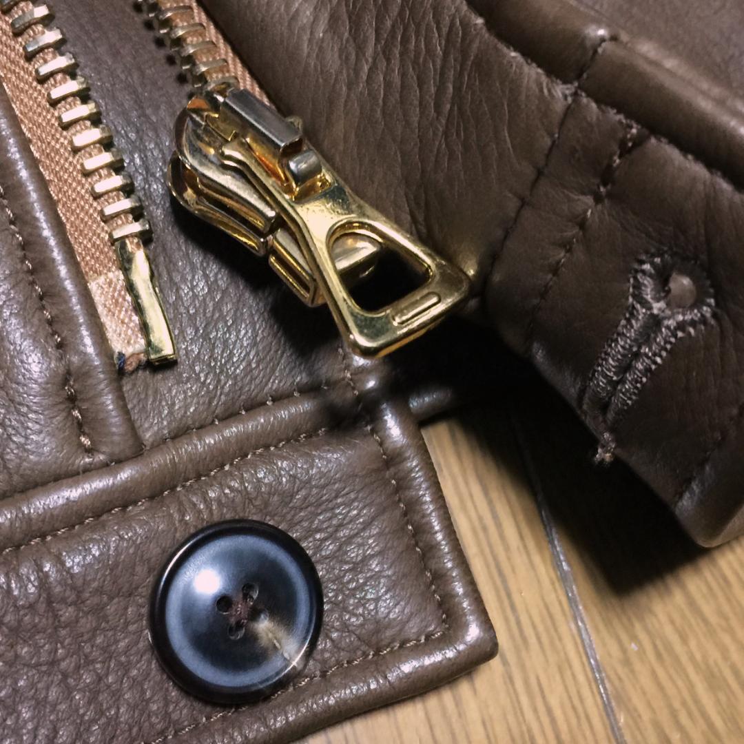 最高峰 OPUS JAPAN オーダー 鹿革 ディアスキン カシミヤ ジャケット
