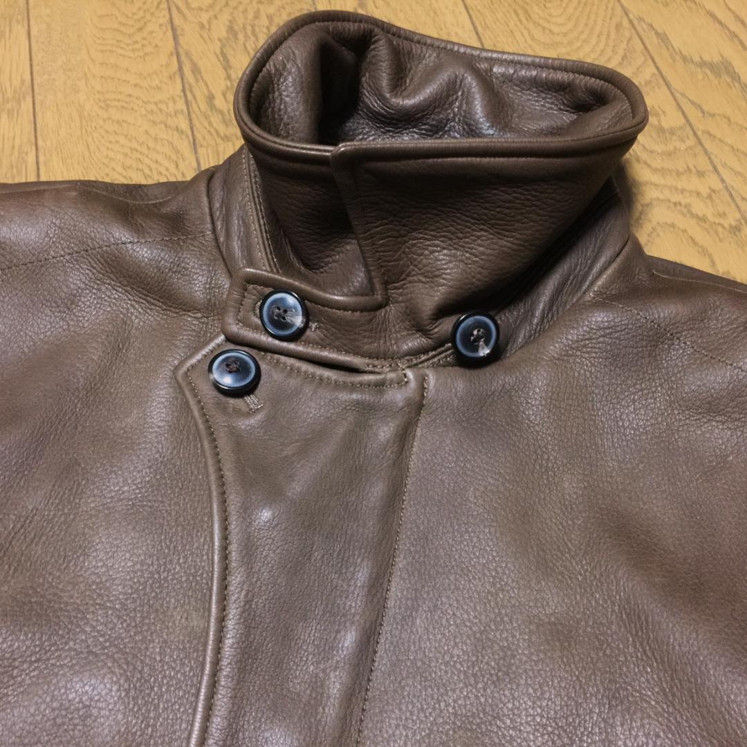 最高峰 OPUS JAPAN オーダー 鹿革 ディアスキン カシミヤ ジャケット