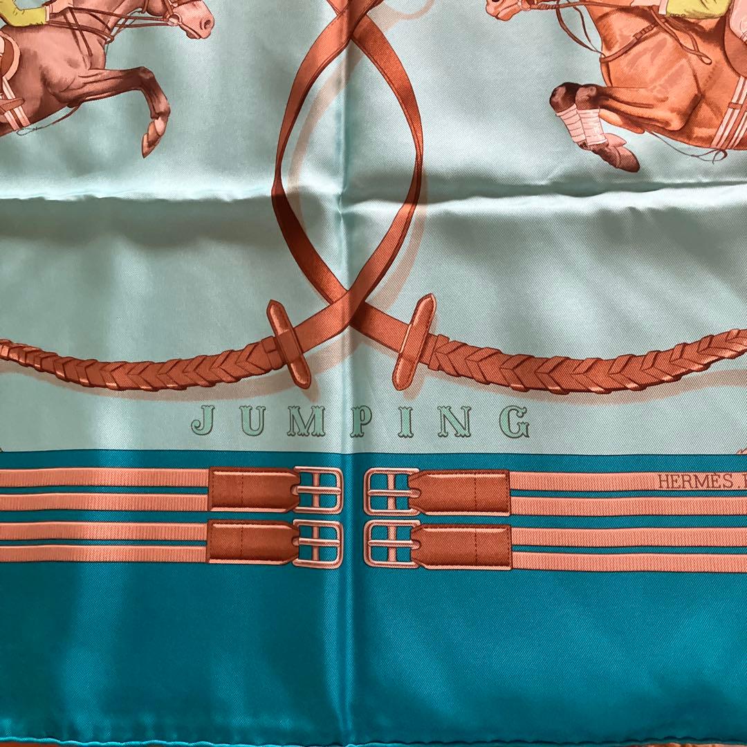 新品同様！HERMES ジャンピング スカーフ