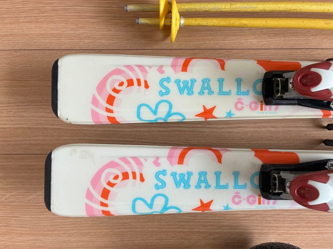 Swallow kissmark ジュニアスキー4点セット 女の子 キッズ子ども