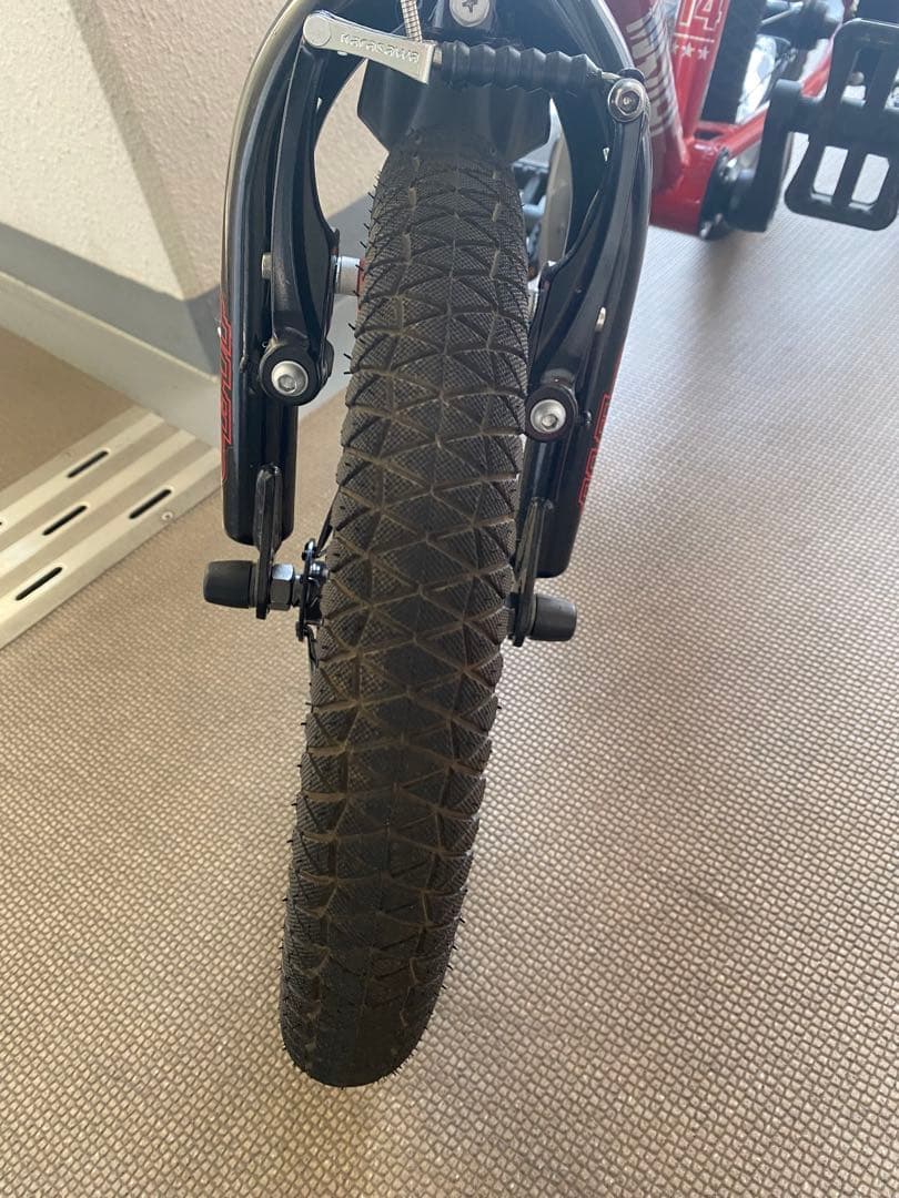 ★直接引き取りのみ★赤色 14インチ キッズバイク　d-bike