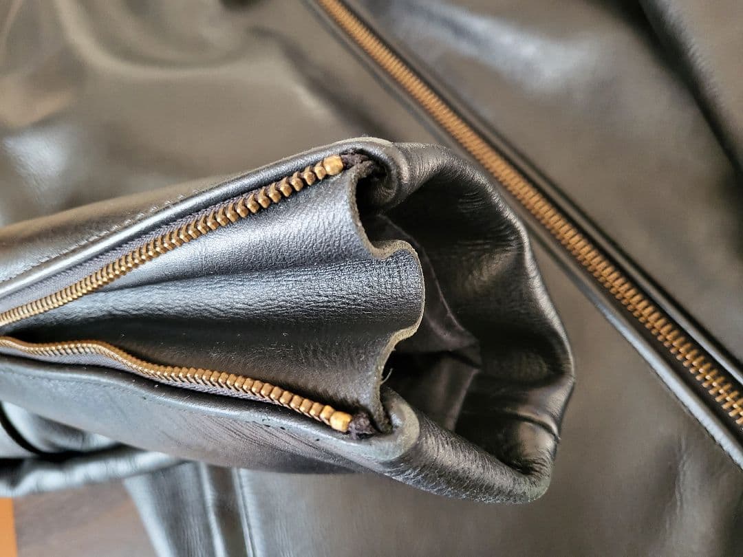 Vanson USA製 レザージャケット シングルライダース 牛革 ブラック