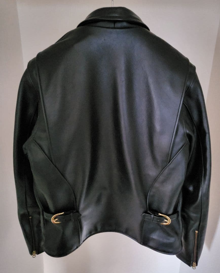 Vanson USA製 レザージャケット シングルライダース 牛革 ブラック