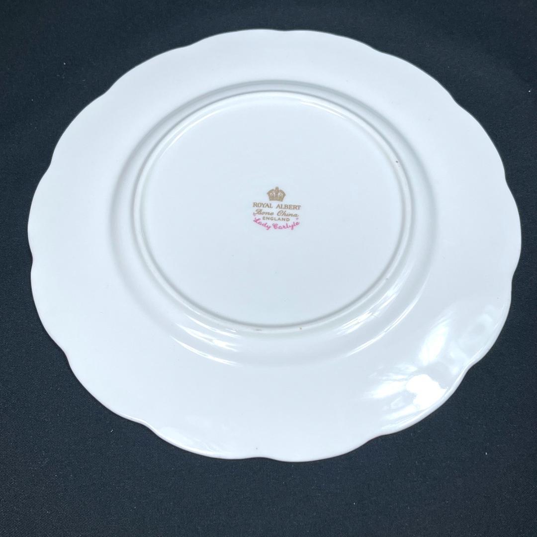 ロイヤルアルバート、レディカーライル18cm ケーキ皿5枚　未使用保管品　箱傷有