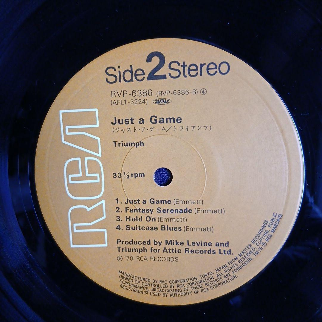 ④-9 Triumph Just a Game LPレコード トライアンフ
