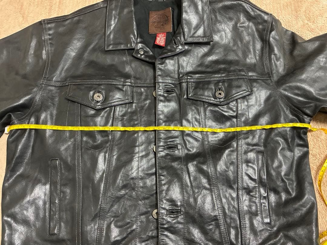 ス*☆様 OLDGAP レザー トラッカージャケット ブラック