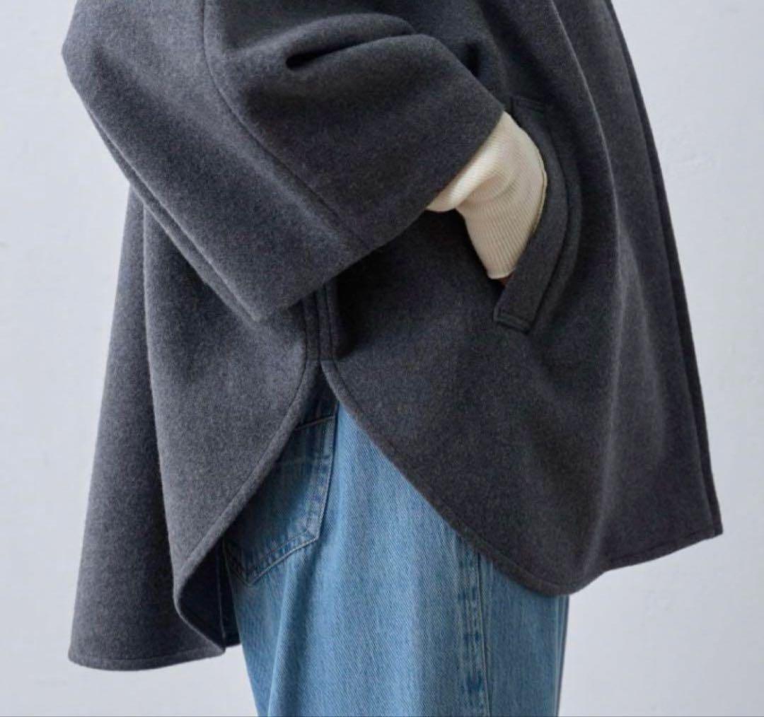 BEARDSLEY ウールポンチョコート