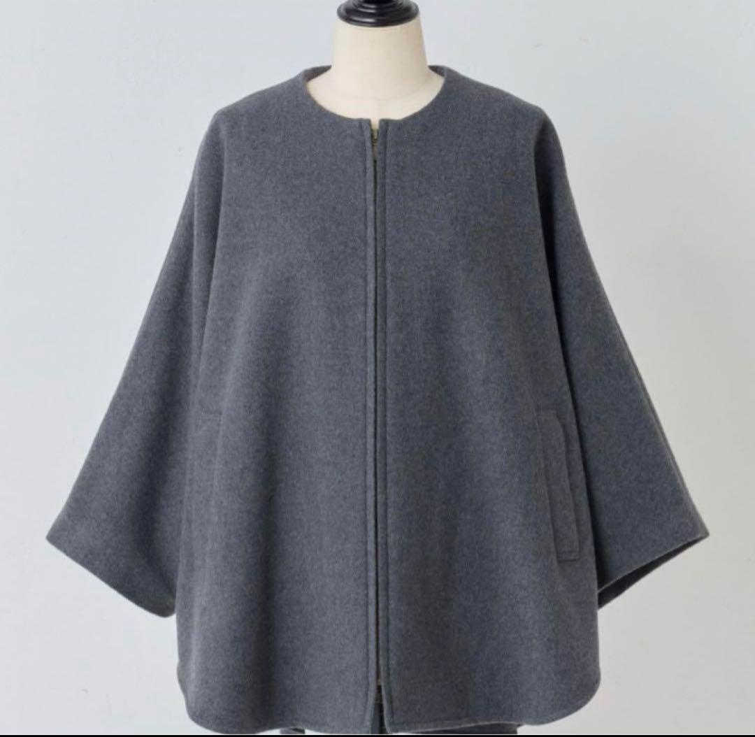 BEARDSLEY ウールポンチョコート