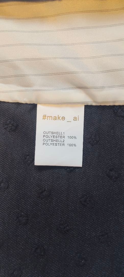 新品未使用　メイクアイ　MIYOKOさんコラボ　ポンチョジャケット makeai