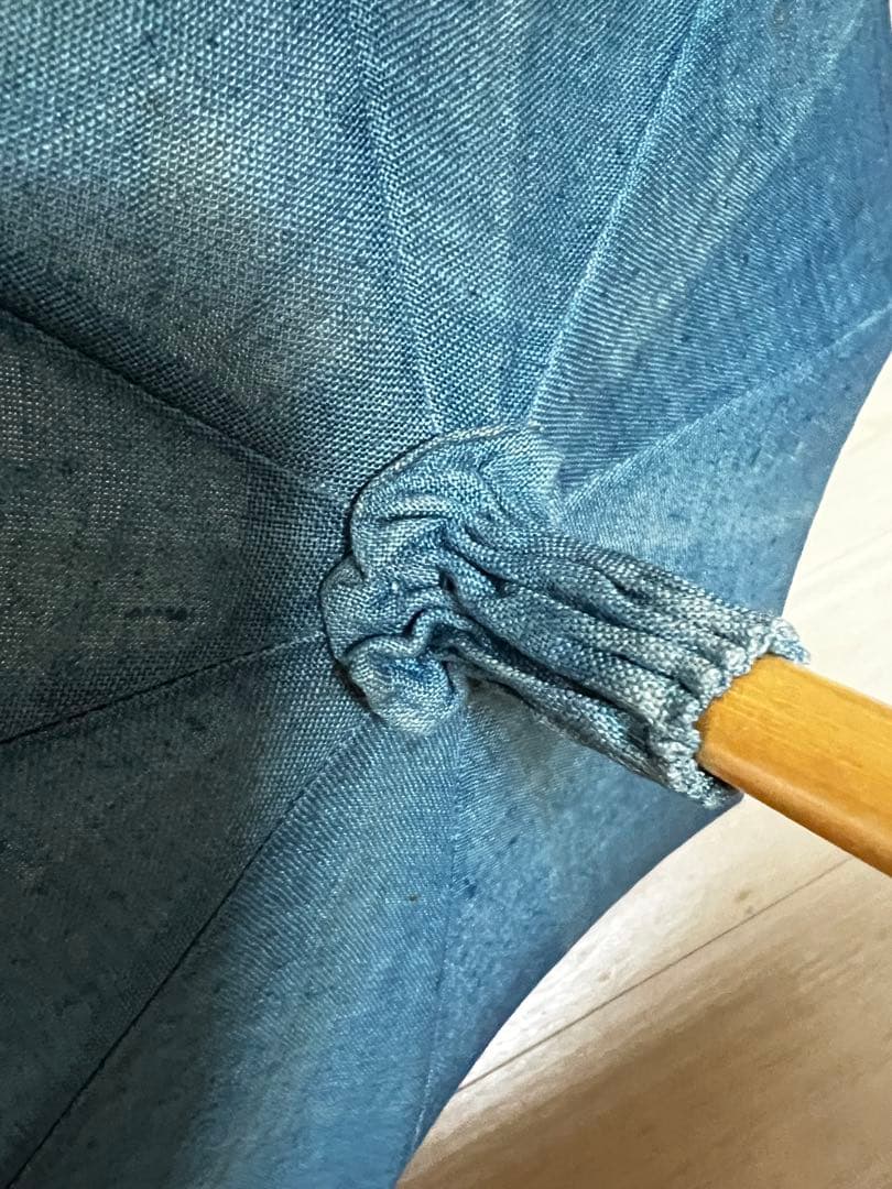 藍染　日傘　ハンドメイド