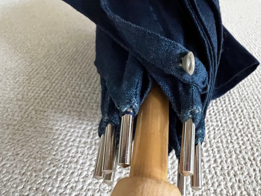 藍染　日傘　ハンドメイド