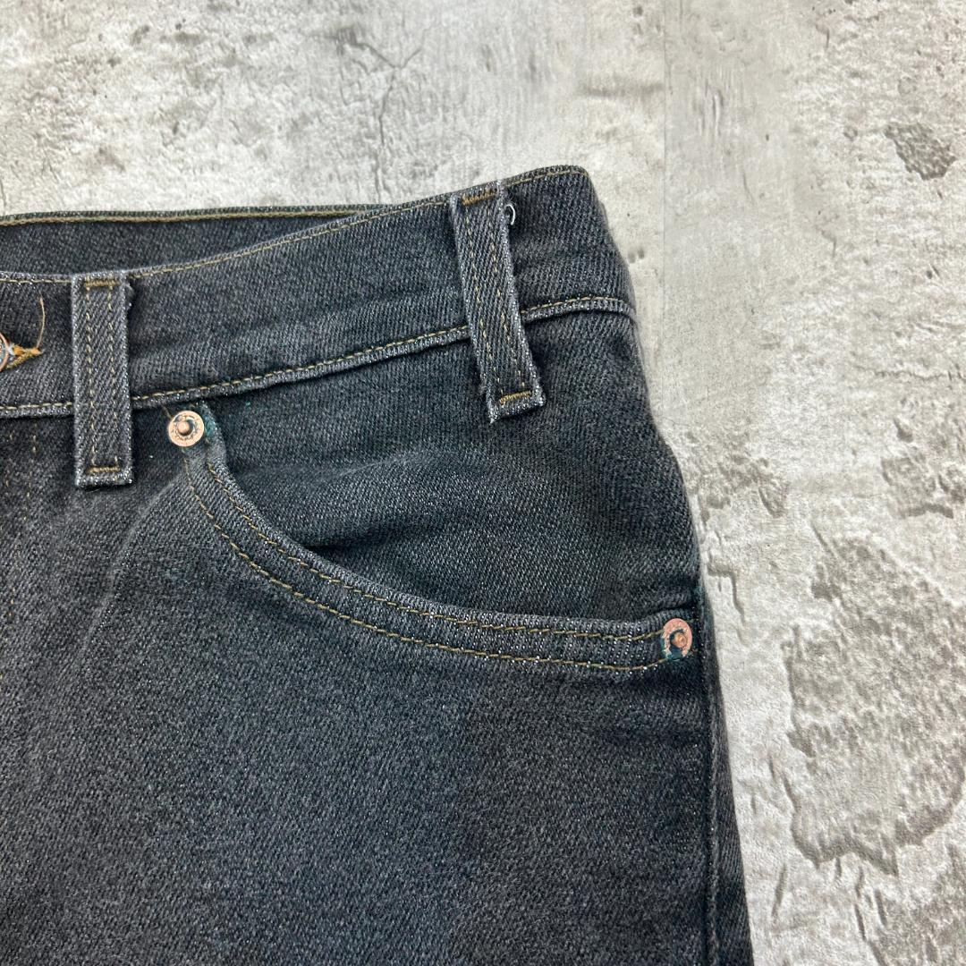 レ*レ様 90s　USA製　リーバイス　517　デニムパンツ　W31　ブラック