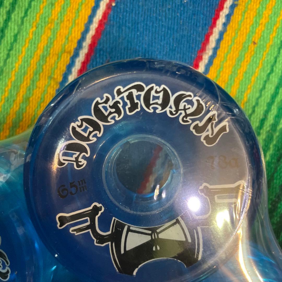 DOG TOWN スケートボードホイール 65mm 青 4個セット