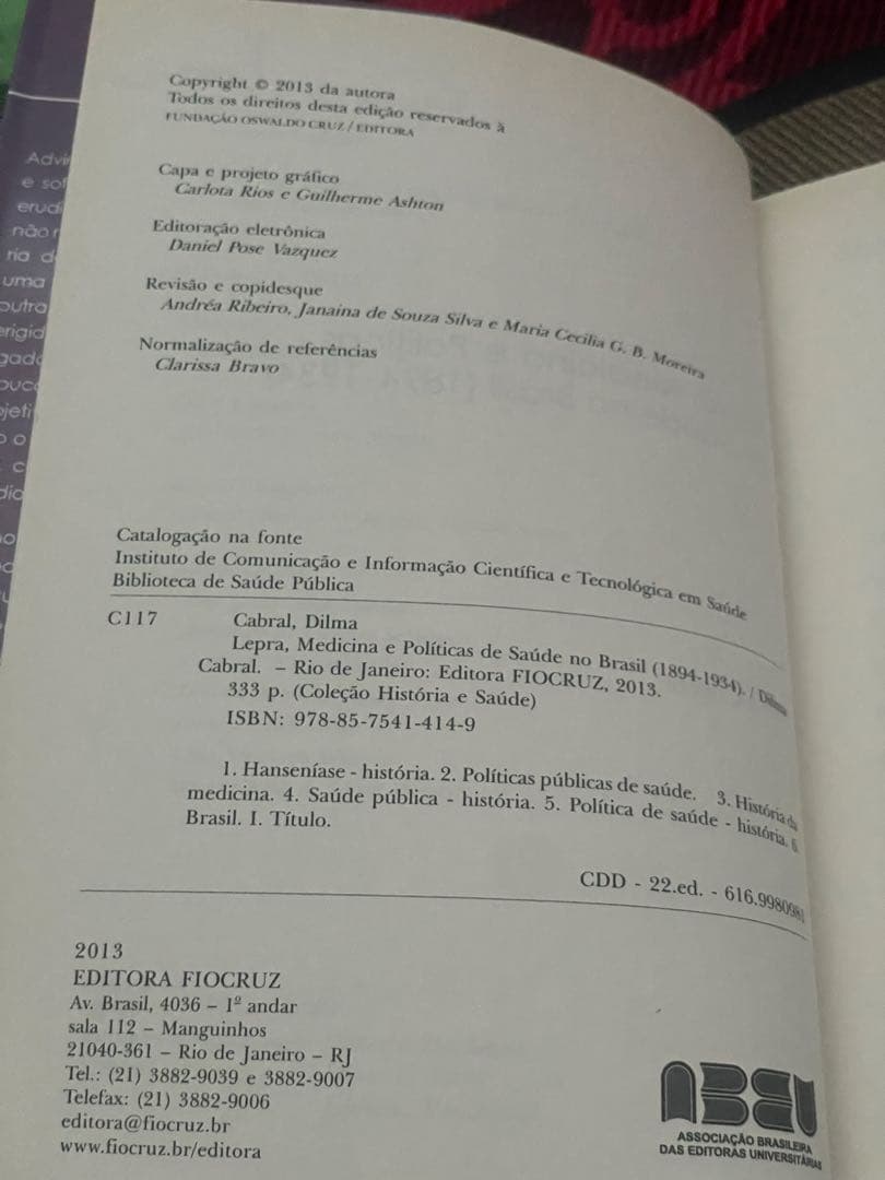 Lepra, Medicina e Políticas de Saúde no…