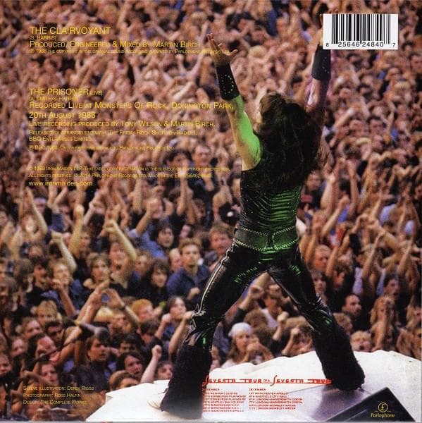 新品　アイアン・メイデン　The Clairvoyant　再発限定盤 7”