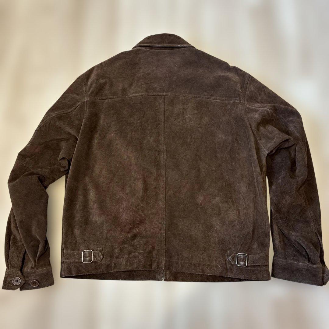 90s GAP ブラウン スウェード　牛革ジャケット オールドGAP