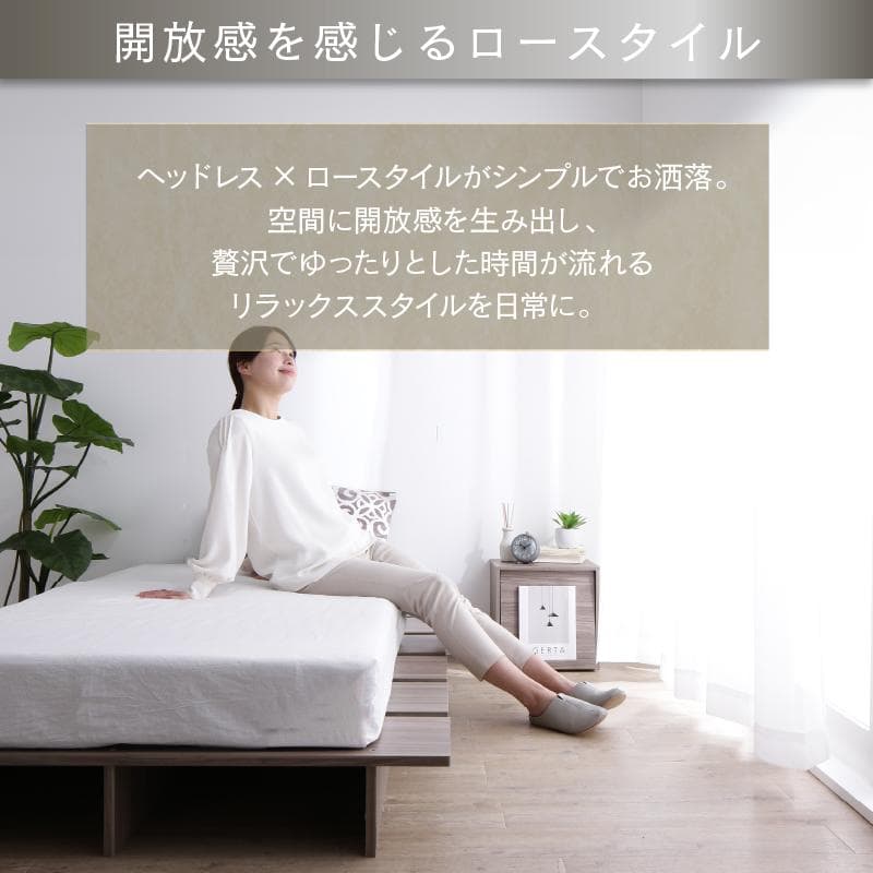 【最安値】ダブルベッド 頑丈 すのこベッド ベッドフレーム単品 新品送料込