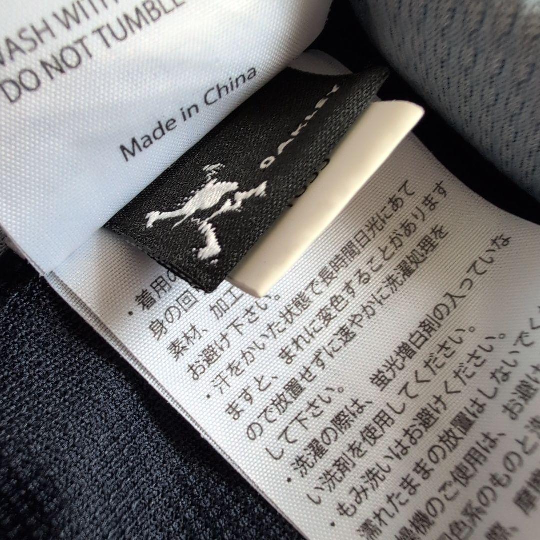 【極美品】オークリーゴルフ　刺繍ロゴ　軽量速乾ポロシャツ半袖　XL