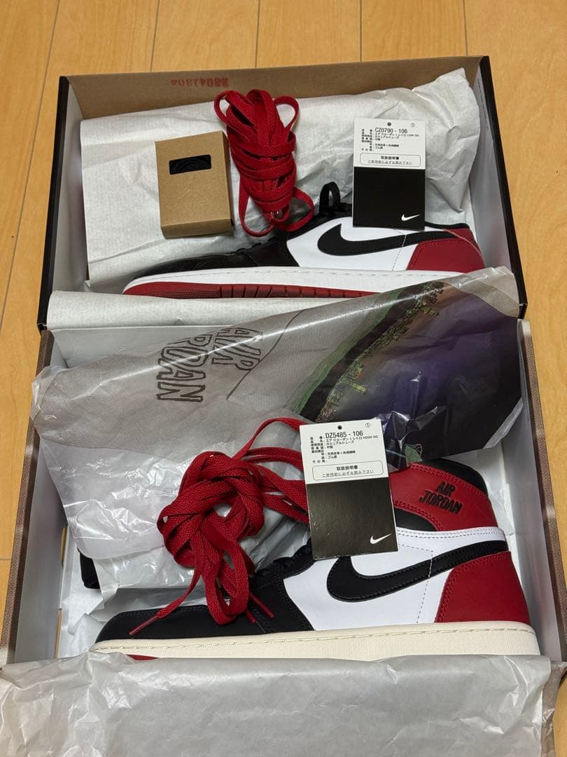 シューズ(男性用) NIKE AIR JORDAN 1 RETRO LOW / HIGH OG 28