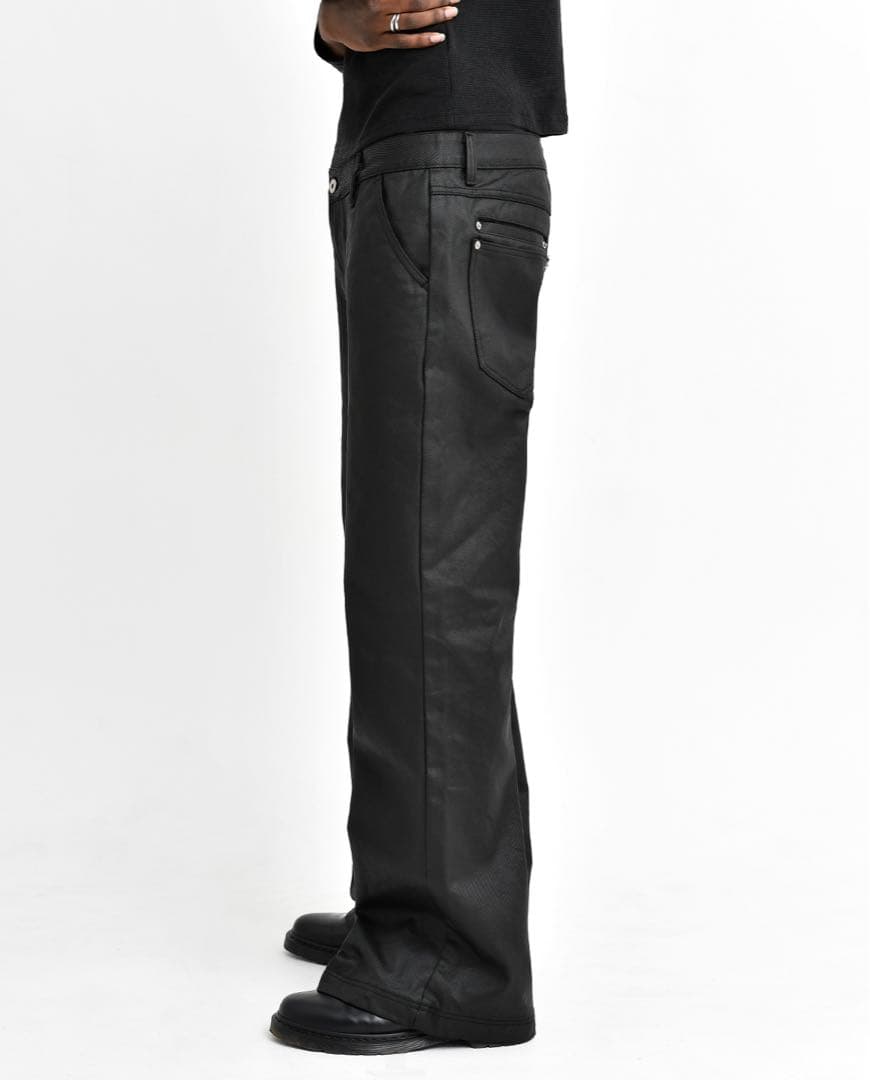 パンツ Asapmode Stacked Oil Coating Pants
