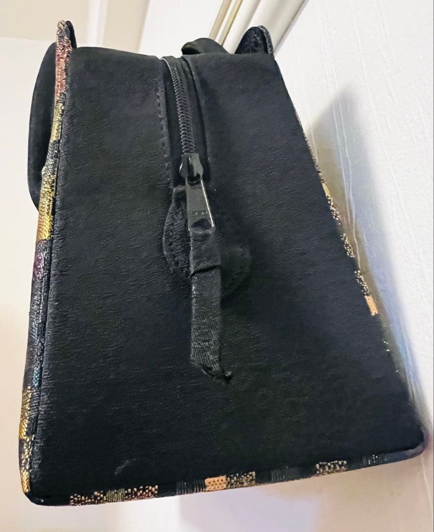 和装用バッグ チェック模様