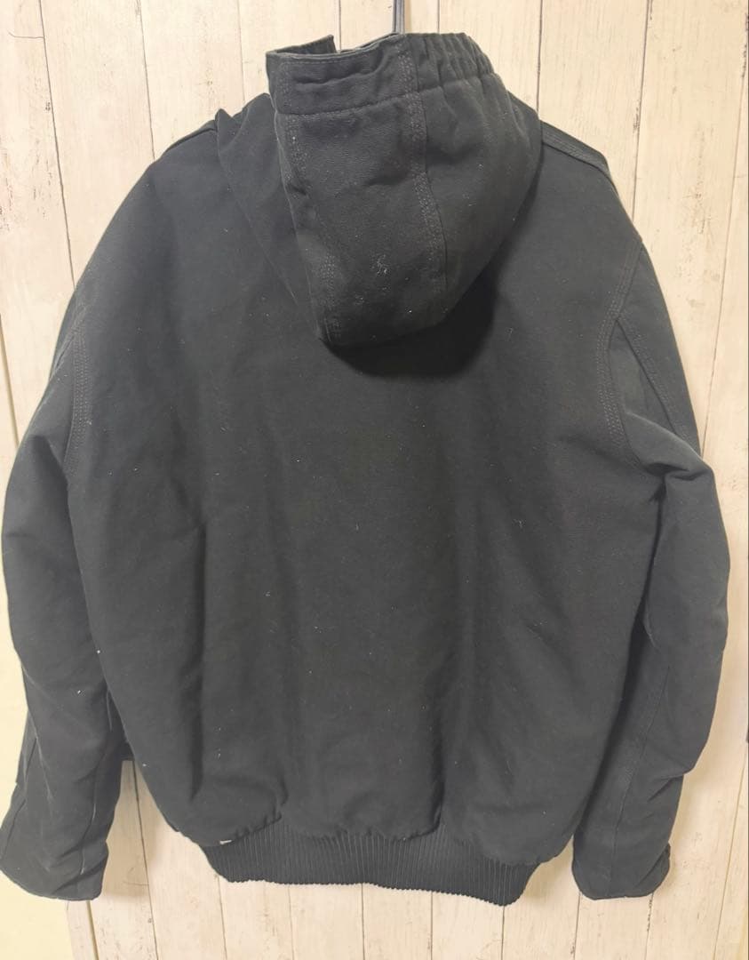 Carhartt アクティブジャケット ブラック L ダック地 パーカー 定番