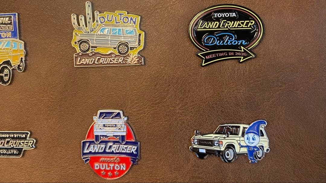 数量限定 LAND CRUISER×DULTON ピンズ 6個セット