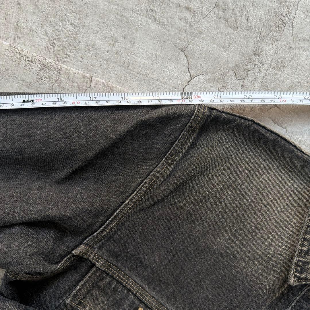 Carhartt デニムジャケット　トラッカージャケット　ブラック　サイズM