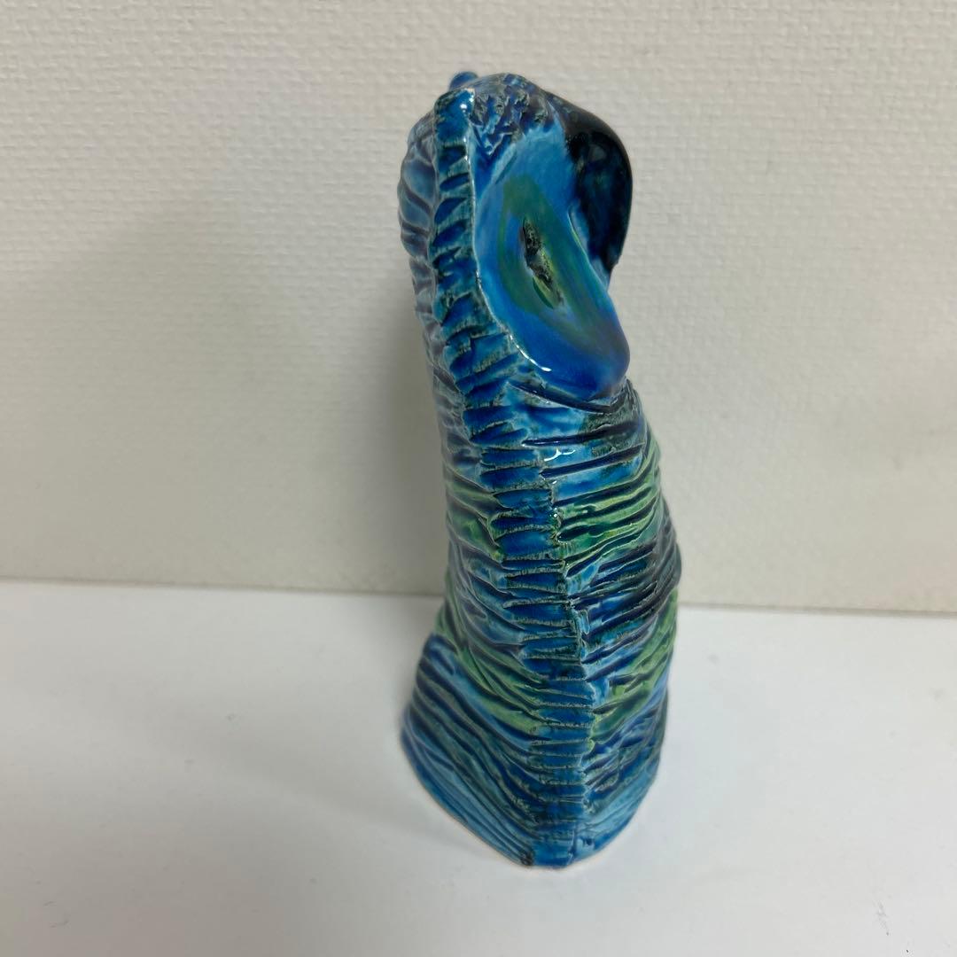 イタリア製　Flavia フラビア　ビトッシ　フクロウ　置物　陶器置物