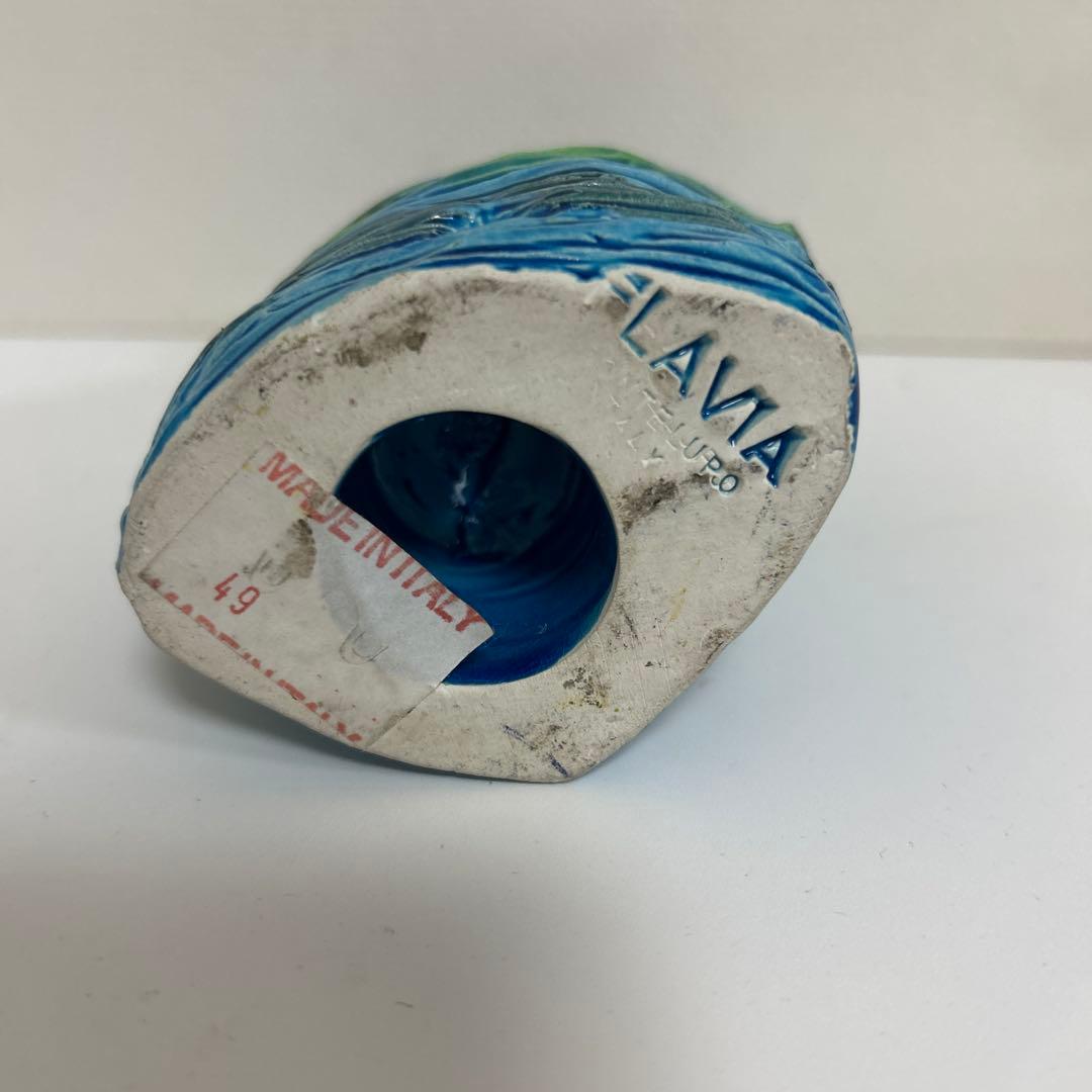 イタリア製　Flavia フラビア　ビトッシ　フクロウ　置物　陶器置物