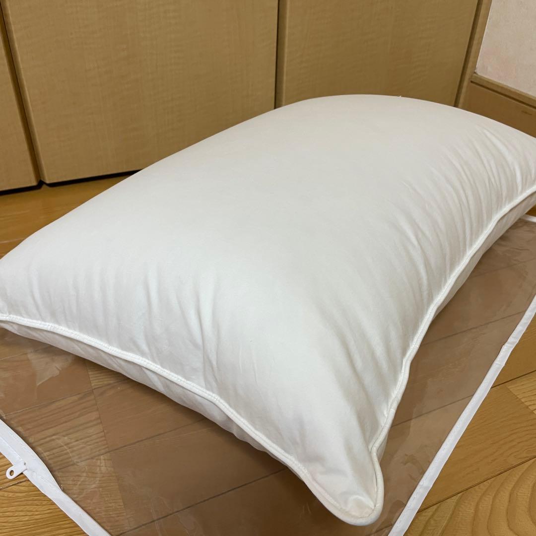 【甲州羽毛ふとん】定価13,200円　ダウンまくら中判・ピローケース付
