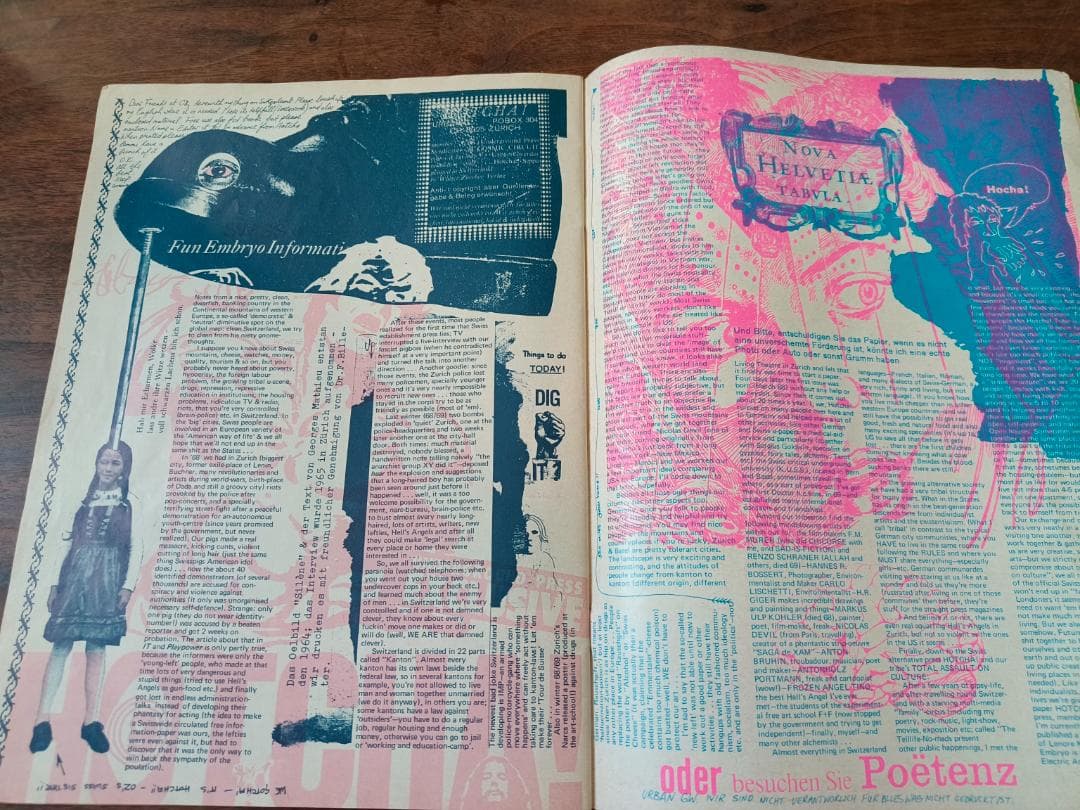 oz magazine 1970 No30 オズマガジン　ジミヘン ポスター付