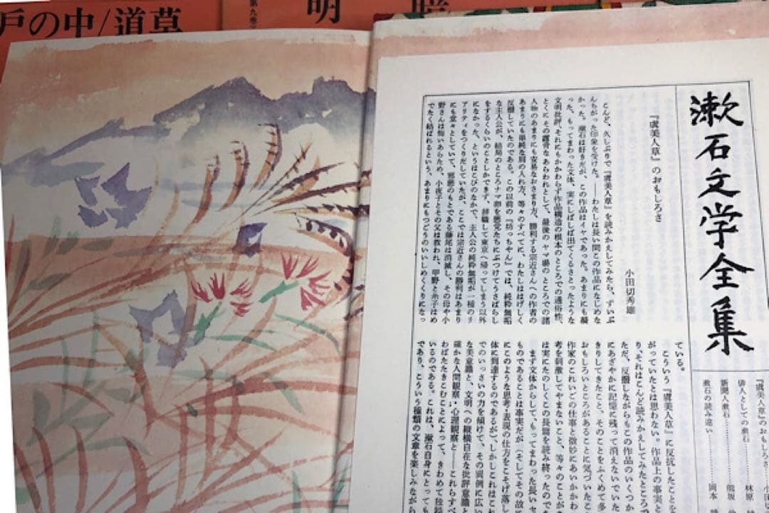 漱石文学全集　全10巻　別巻1 集英社