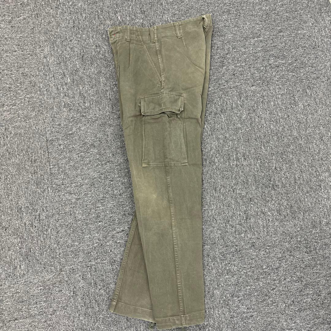 【ドイツ軍】実物 ジャーマンモールスキン カーゴパンツ Gr.1 オリーブ