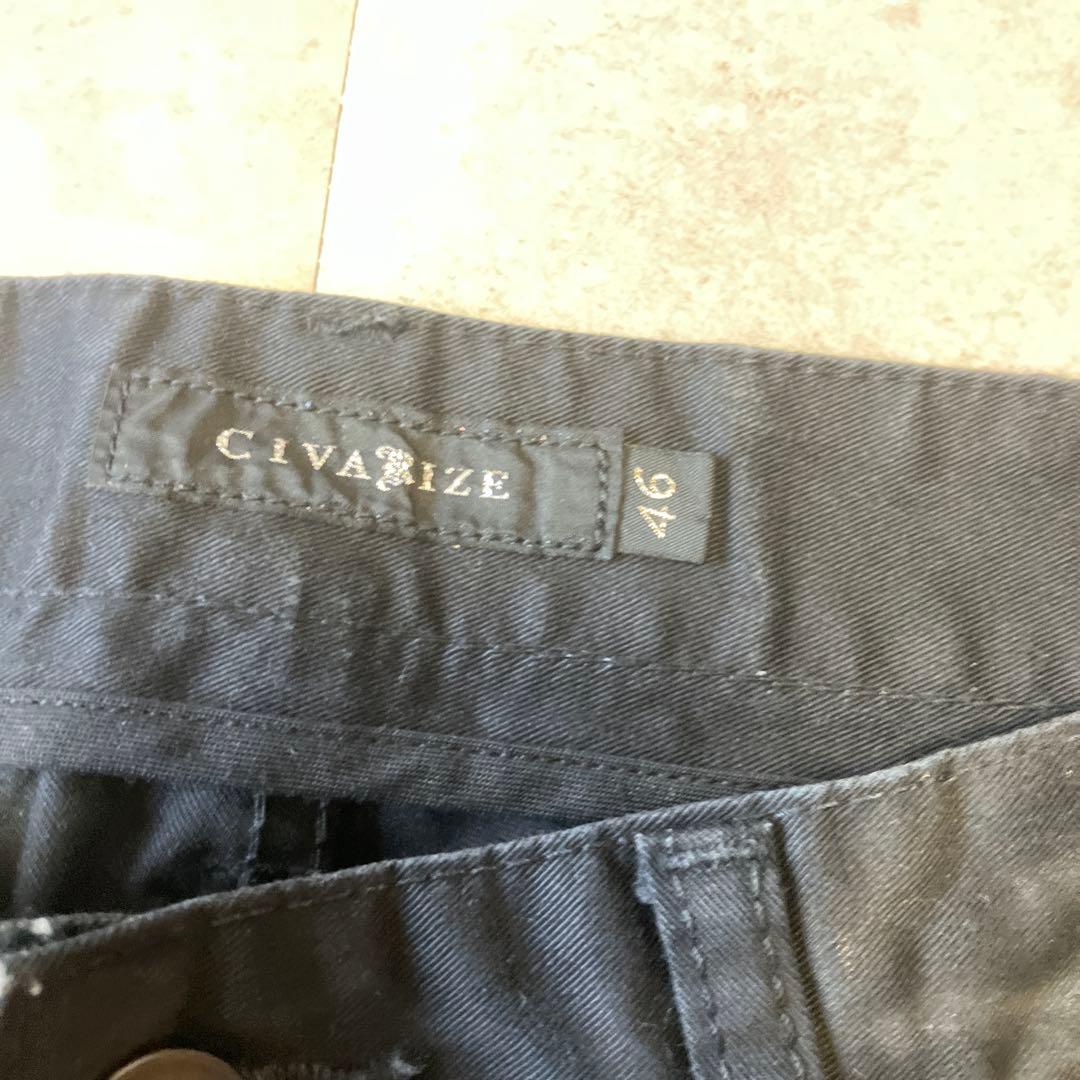 CIVARIZE ブーツカット ブラックデニム 股下87cm アタリ加工 y2k