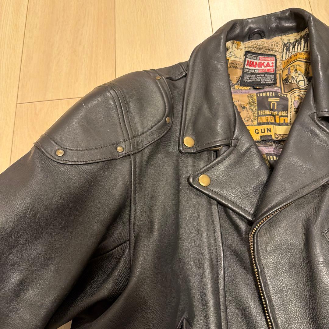 NANKAI ライダースレザージャケット Lサイズ 黒