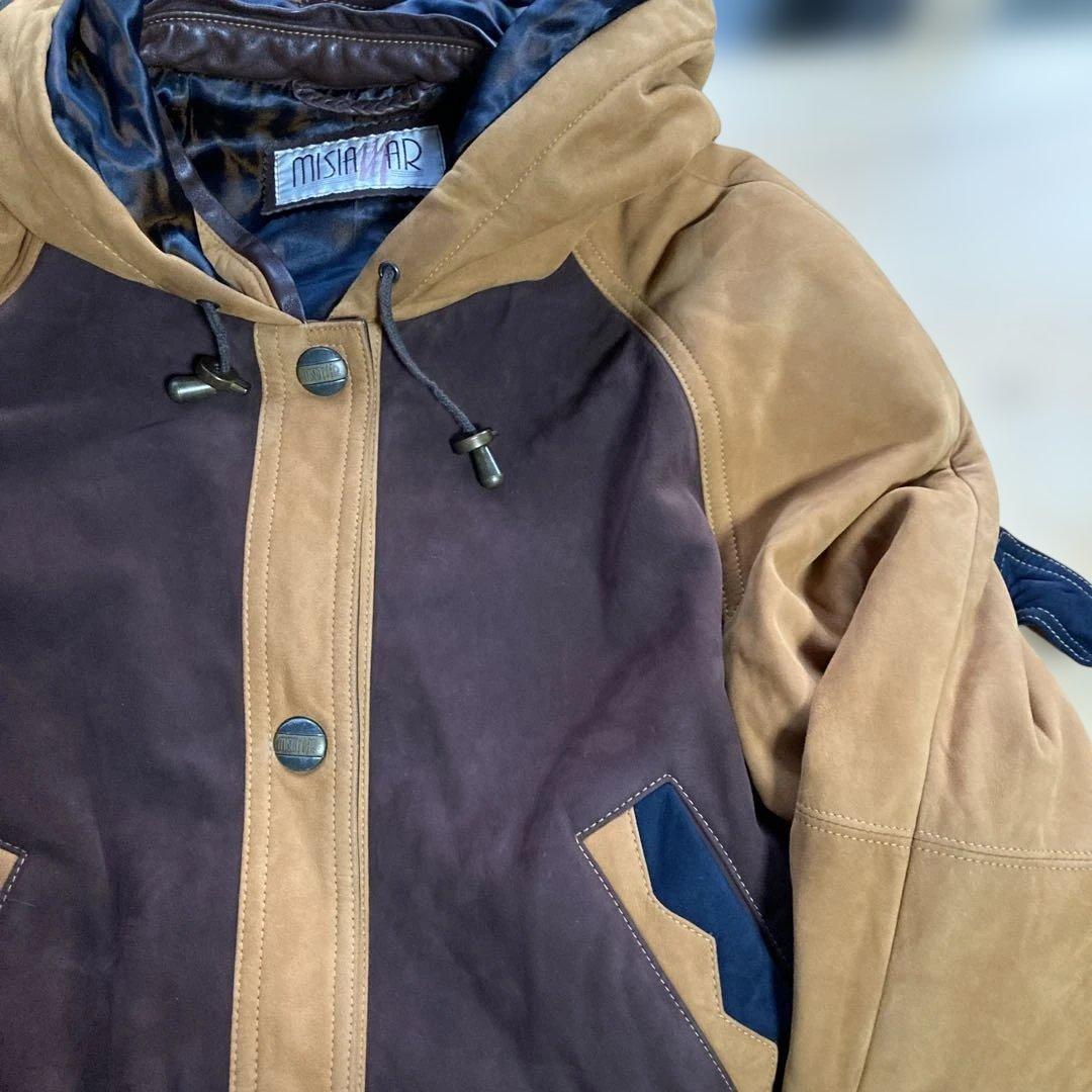 90's misia mar,s.a レザージャケットmade in SPAIN