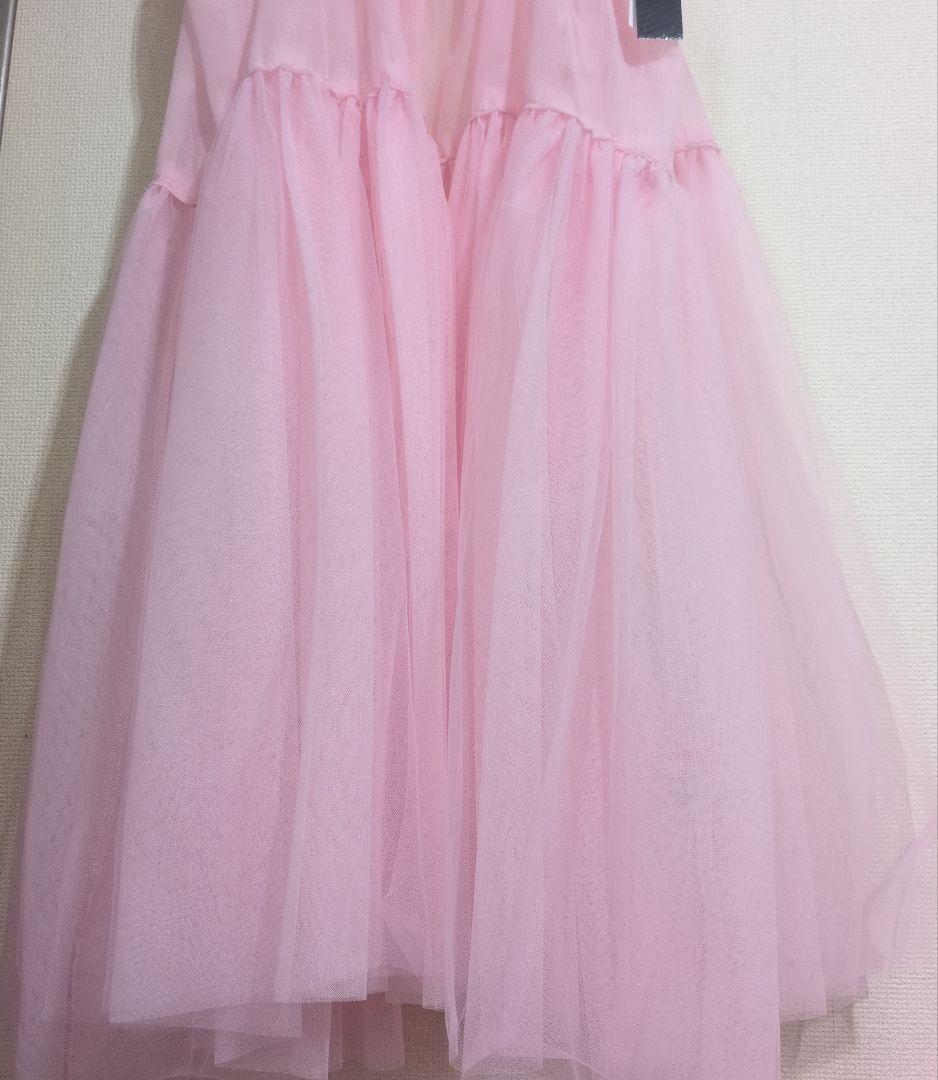 CandyStripper☆ハーネス付ベビーピンクチュールワンピース♡新品タグ付