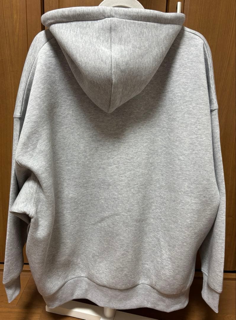 LEPSIM パフエアZIPBIGフーディー　トップグレー