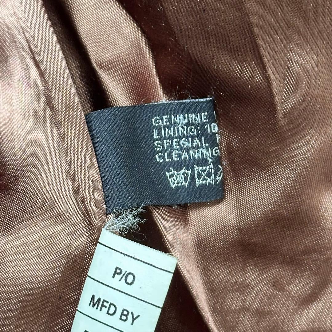 90s スエード フリンジレザージャケット old GUESS ゲス 本革