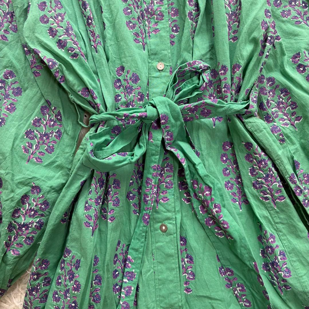 ヌキテパ　PARIGOT別注Cottton voile flower dress