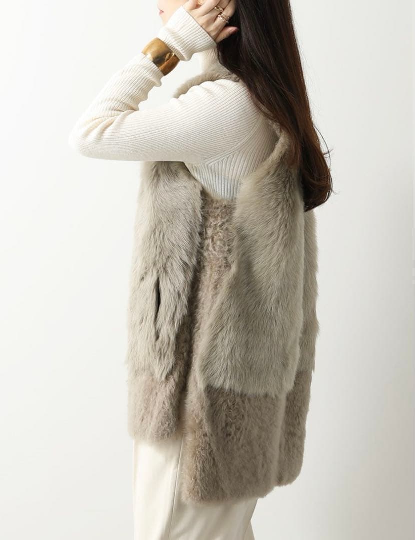 KARL DONOGHUE/カールドノヒュー】LAMBSKIN ジレ